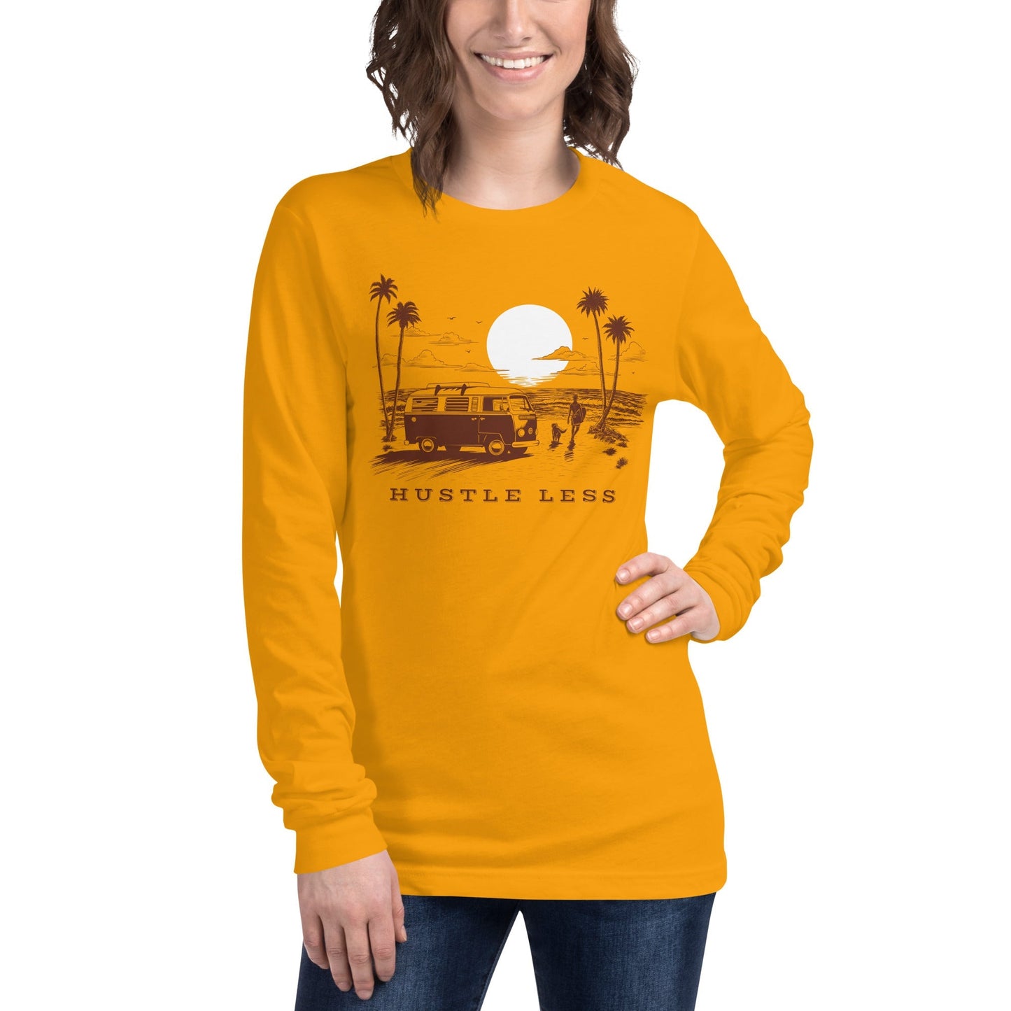 Unisex Hustle Less Long Sleeve T-Shirt