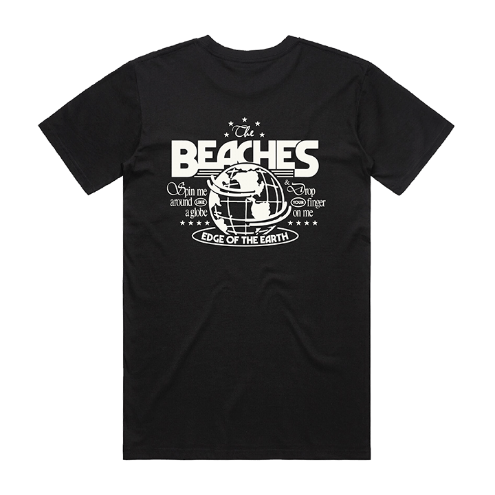 The Beaches / The Edge Of The Earth Black Tee