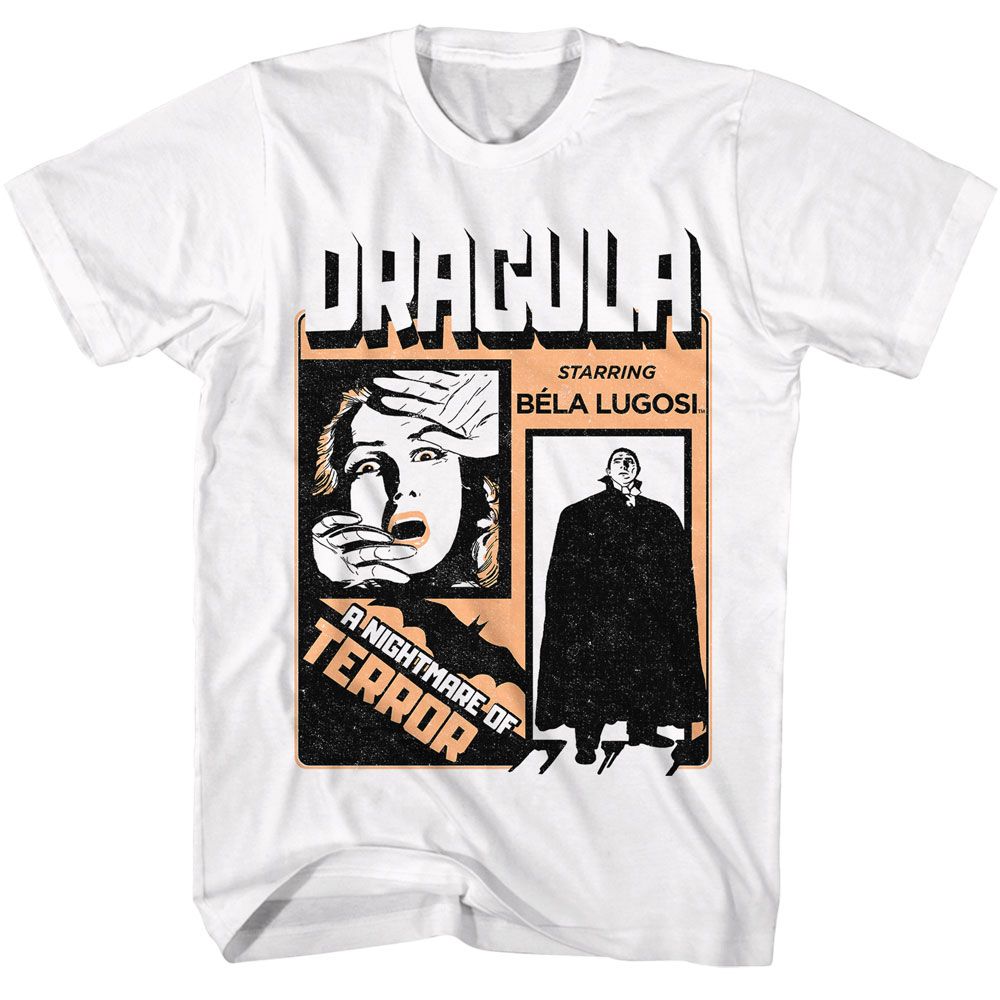Bela Lugosi - Dracula - American Classics - Solid White Adult Short Sleeve T-Shirt