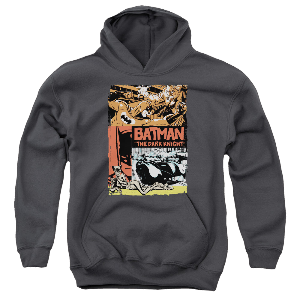 DC Batman Old Movie Poster - Youth Hoodie