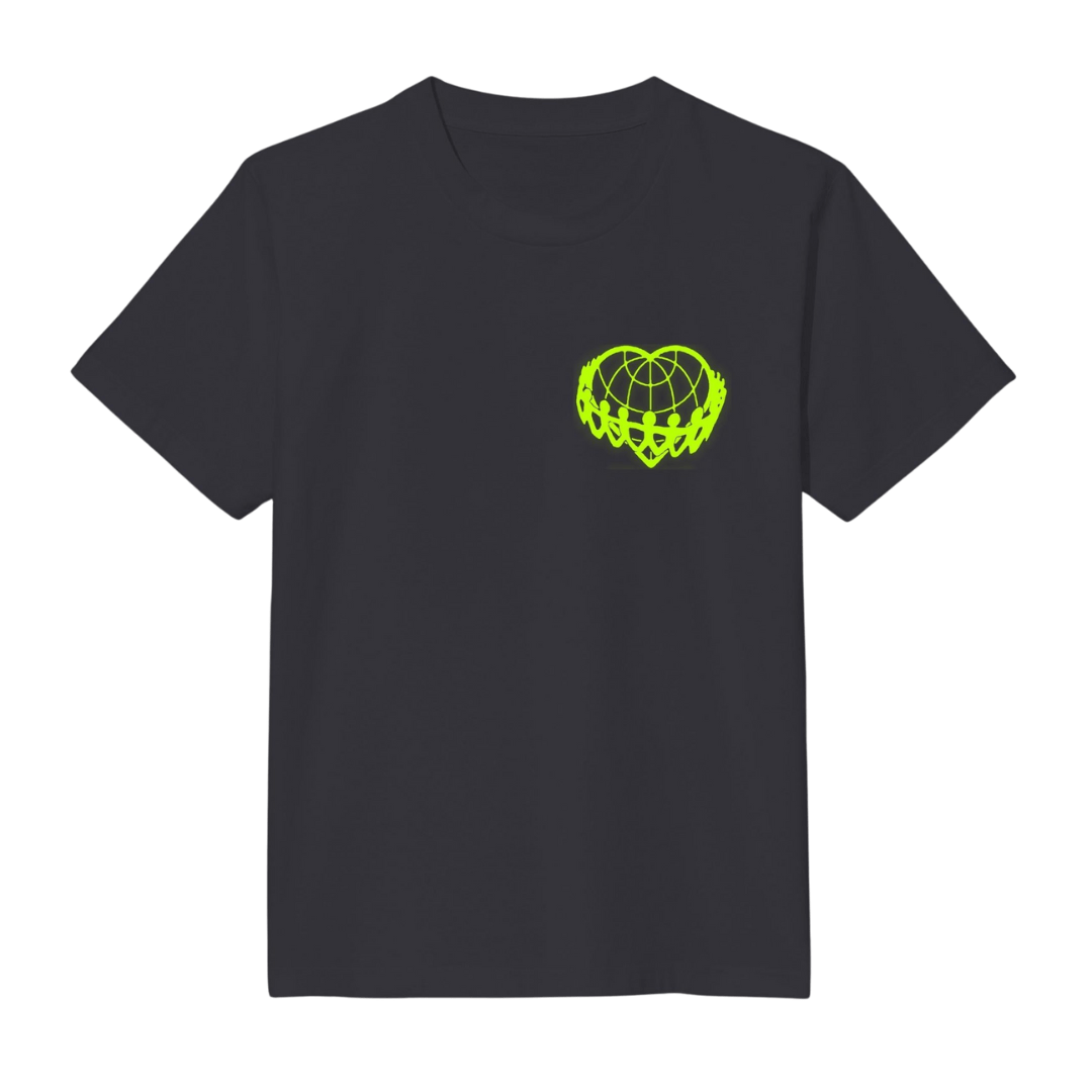 Bag Raiders / Vintage UR Heart Tee - Black