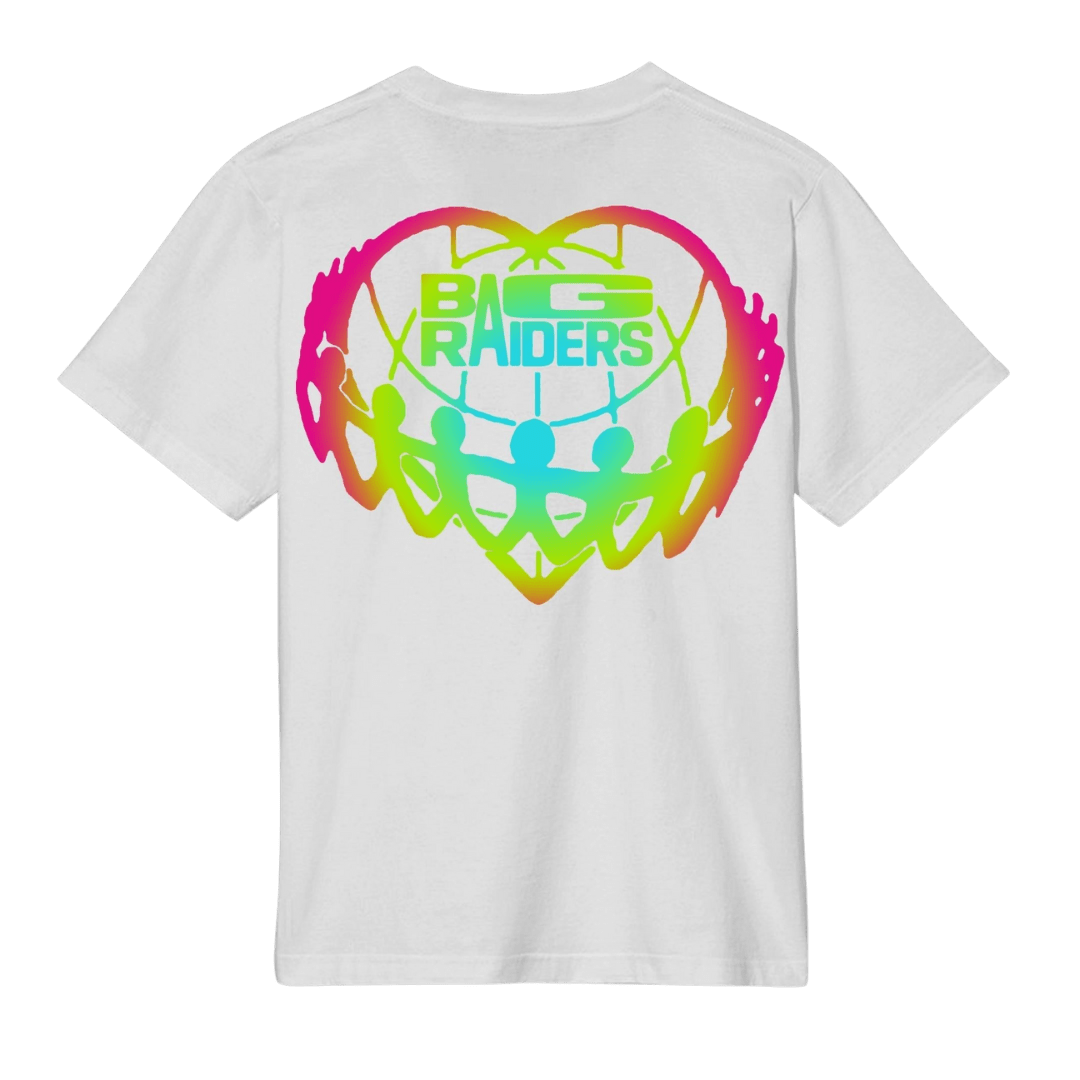 Bag Raiders / Vintage UR Heart Tee - White
