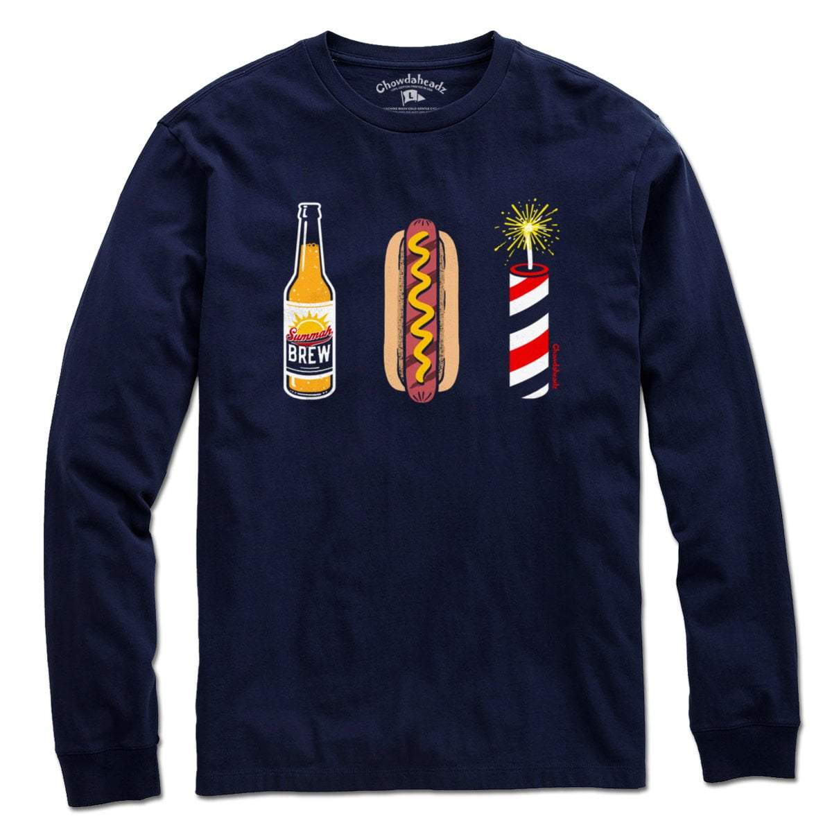 Beer, Hot Dog, Fireworks T-Shirt