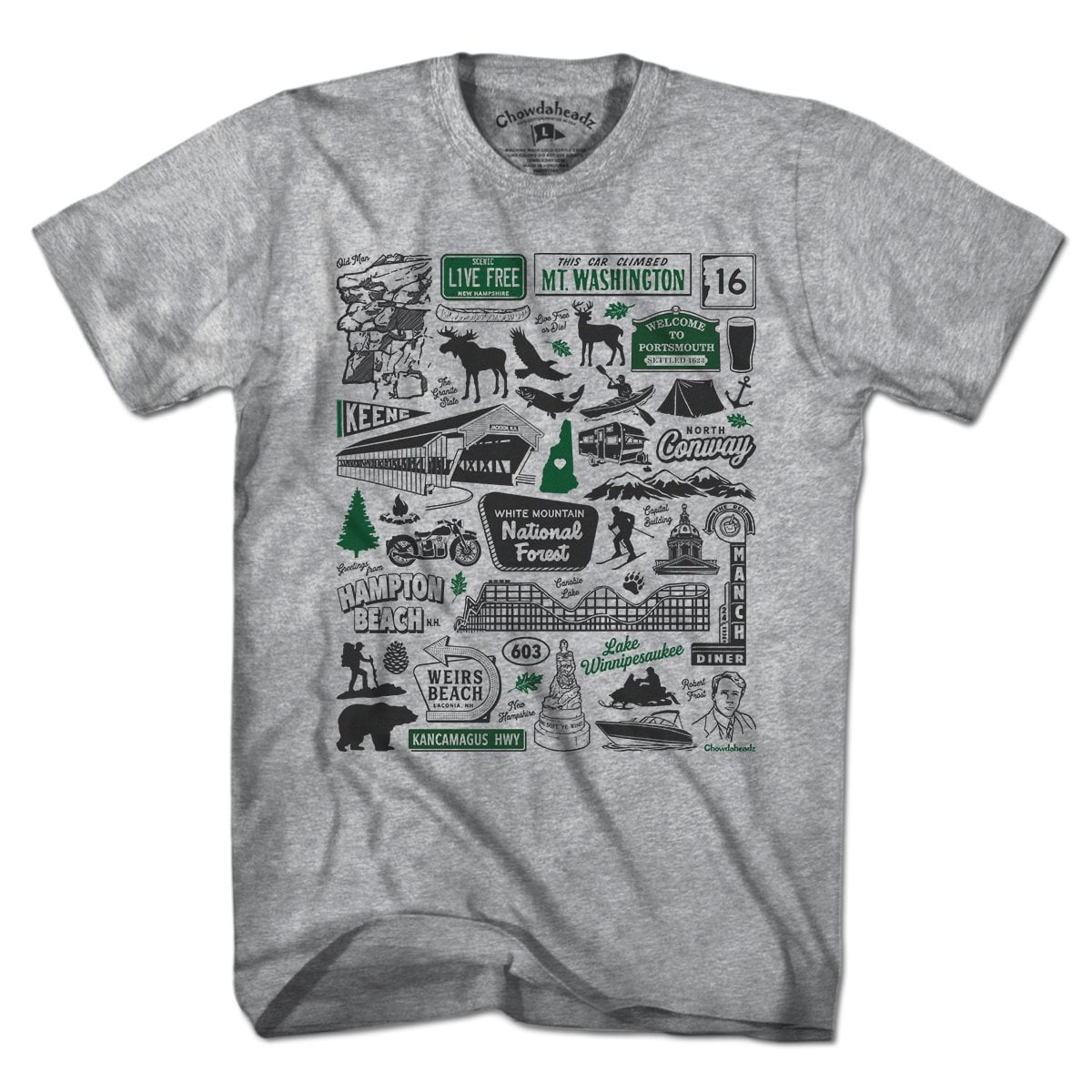 New Hampshire Tourist Attraction T-Shirt