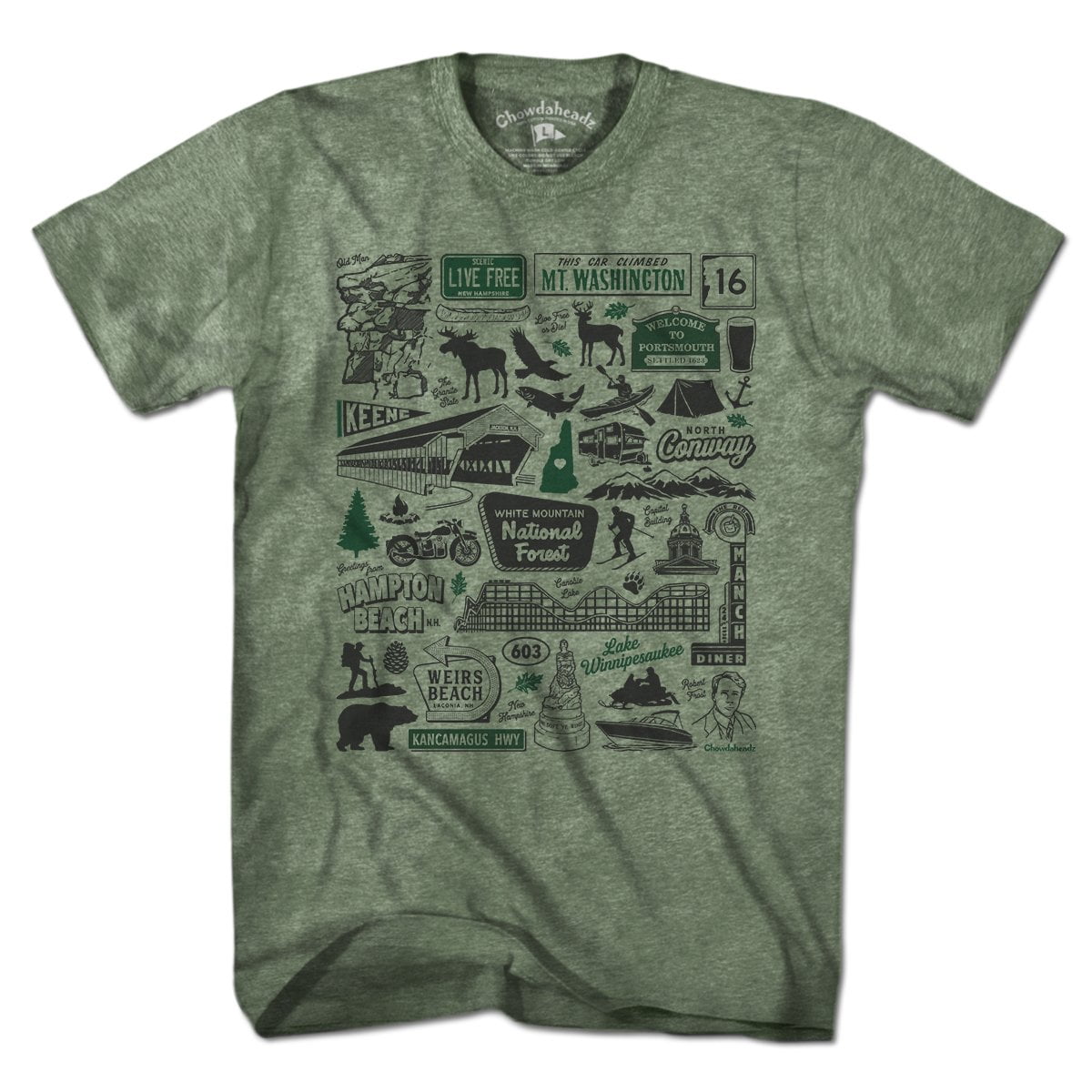 New Hampshire Tourist Attraction T-Shirt