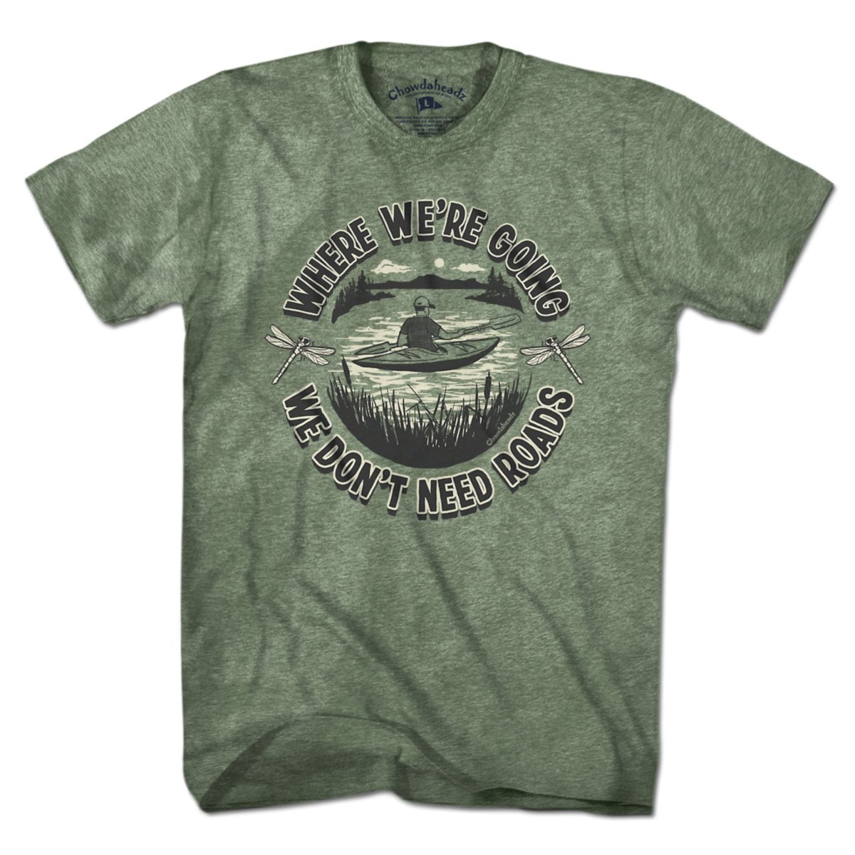 Where We're Going We Don't Need Roads T-Shirt Style001