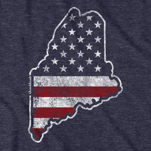 American "Maineiac" USA T-Shirt