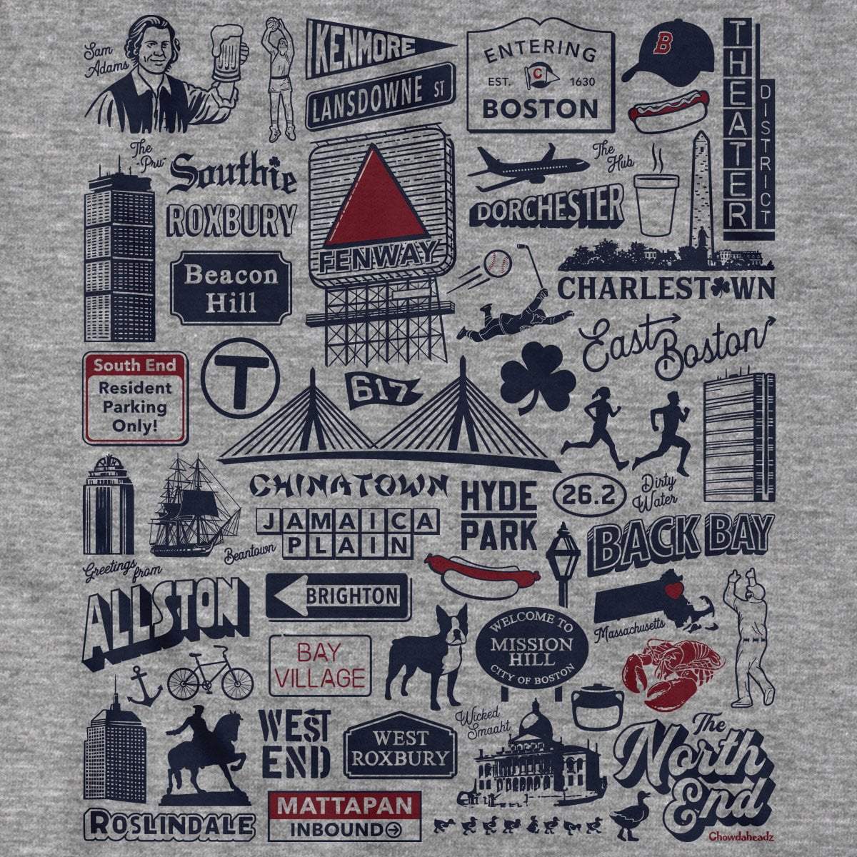 Boston Tourist Attraction T-Shirt