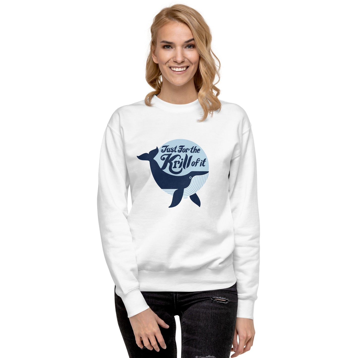 Unisex Just for the Krill of It Classic Fleece Sweatshirt
