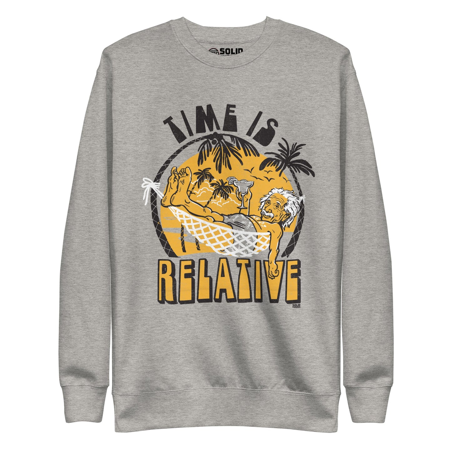 Unisex Time Is Relative Classic Fleece Sweatshirt