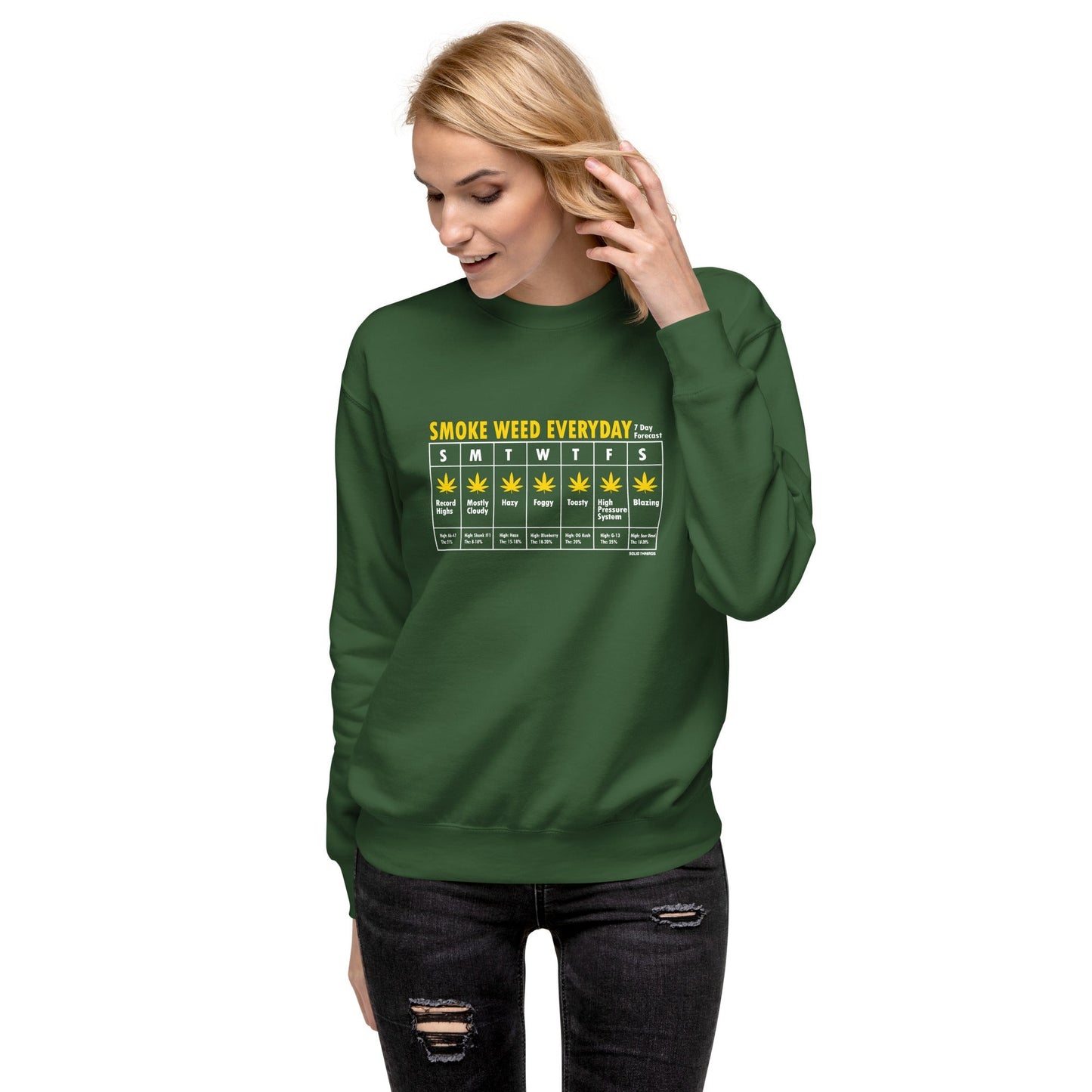 Unisex Smoke Weed Everyday Classic Fleece Sweatshirt