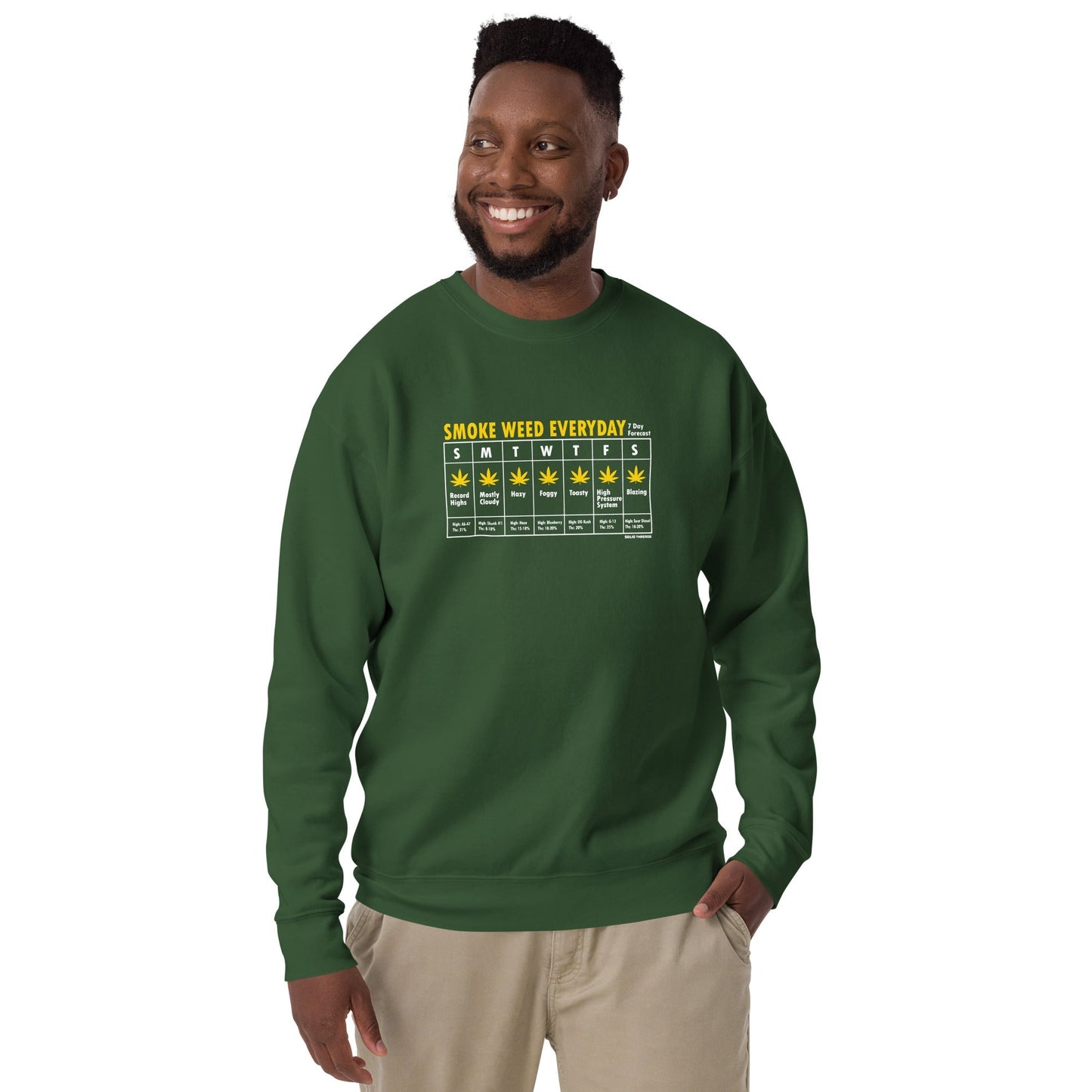 Unisex Smoke Weed Everyday Classic Fleece Sweatshirt