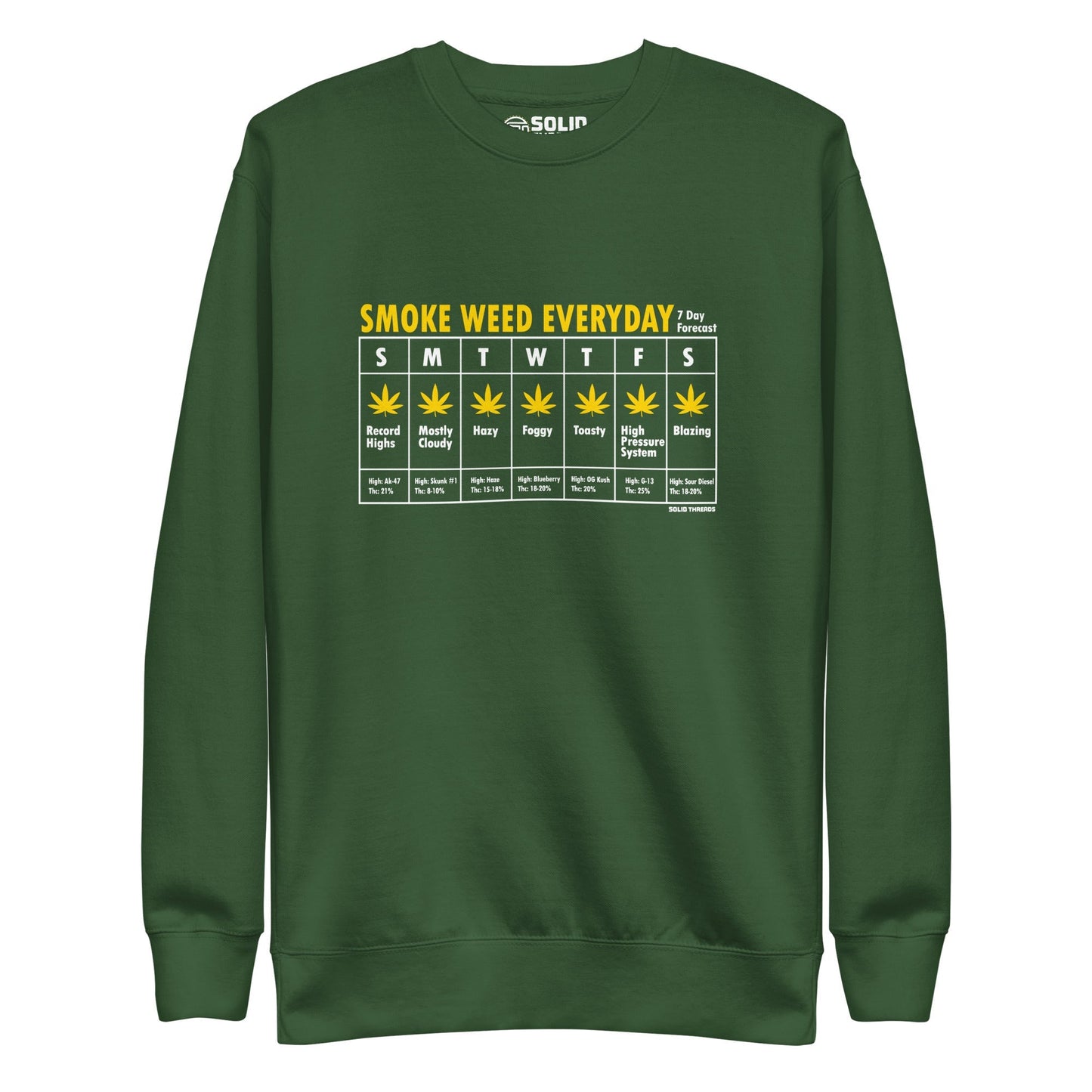 Unisex Smoke Weed Everyday Classic Fleece Sweatshirt