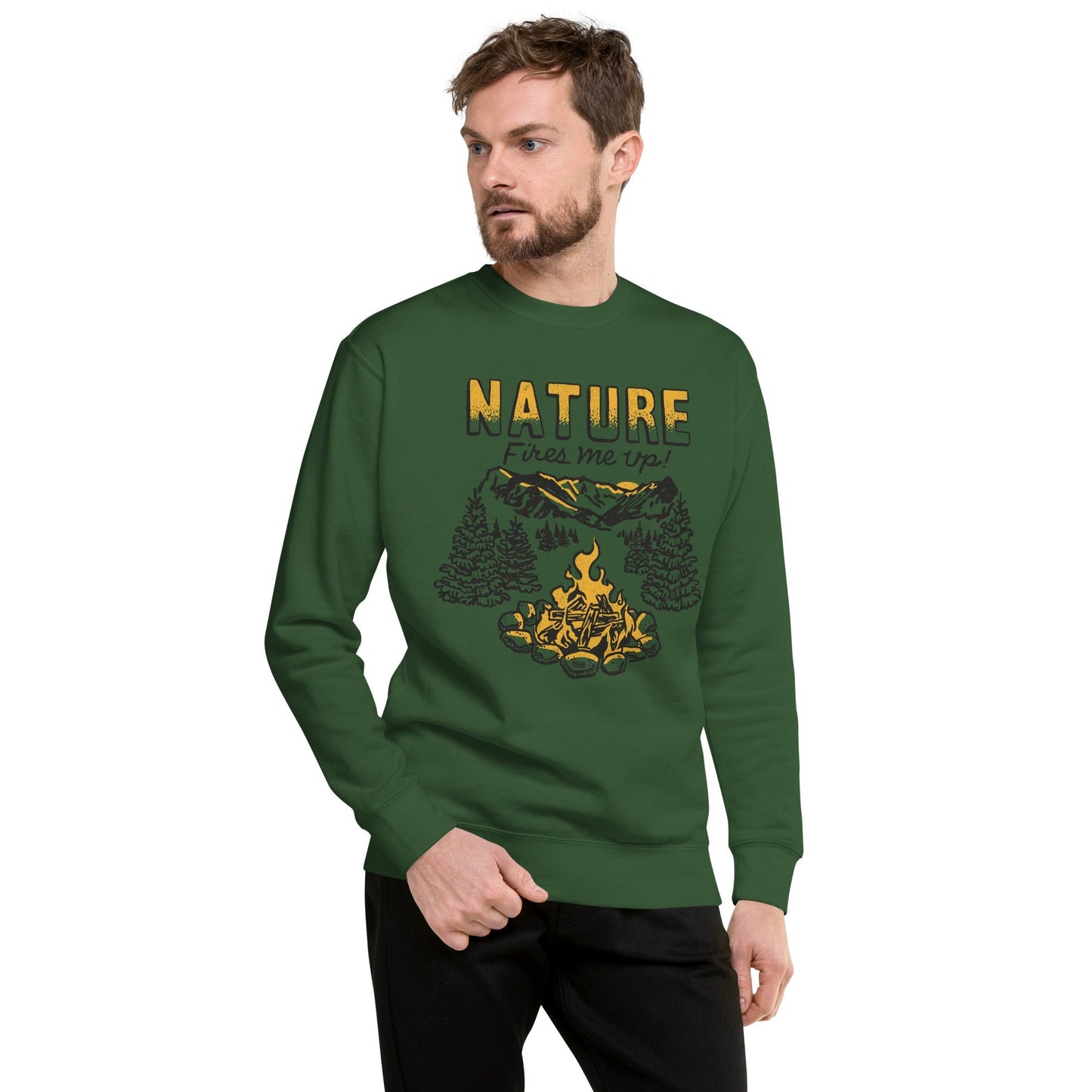 Unisex Nature Fires Me Up Classic Fleece Sweatshirt