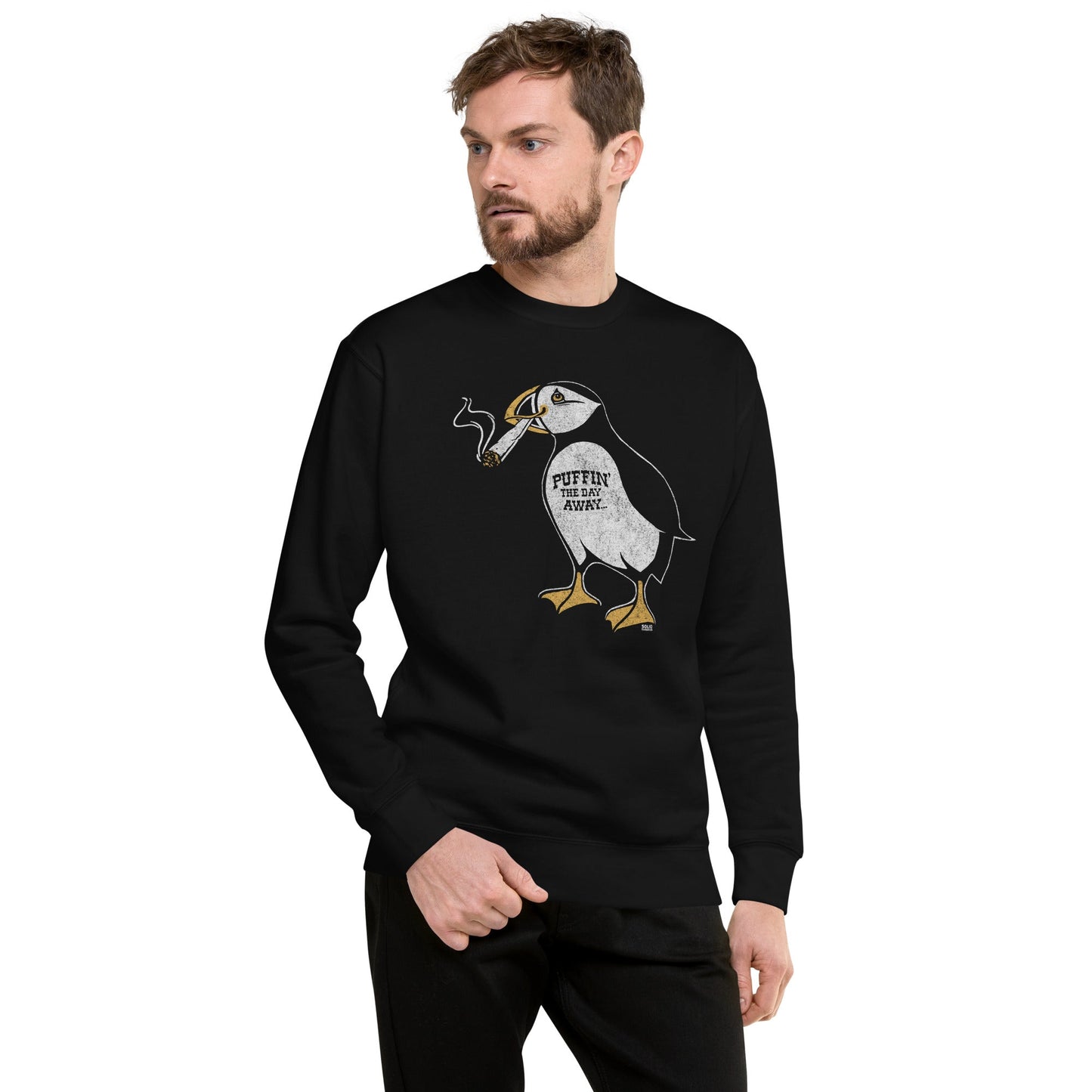 Unisex Puffin Away Classic Fleece Sweatshirt
