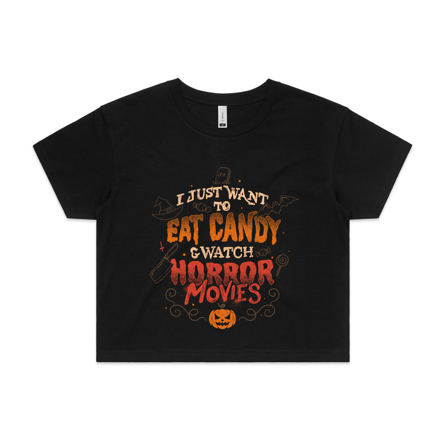Candy & Horror Movies Tee