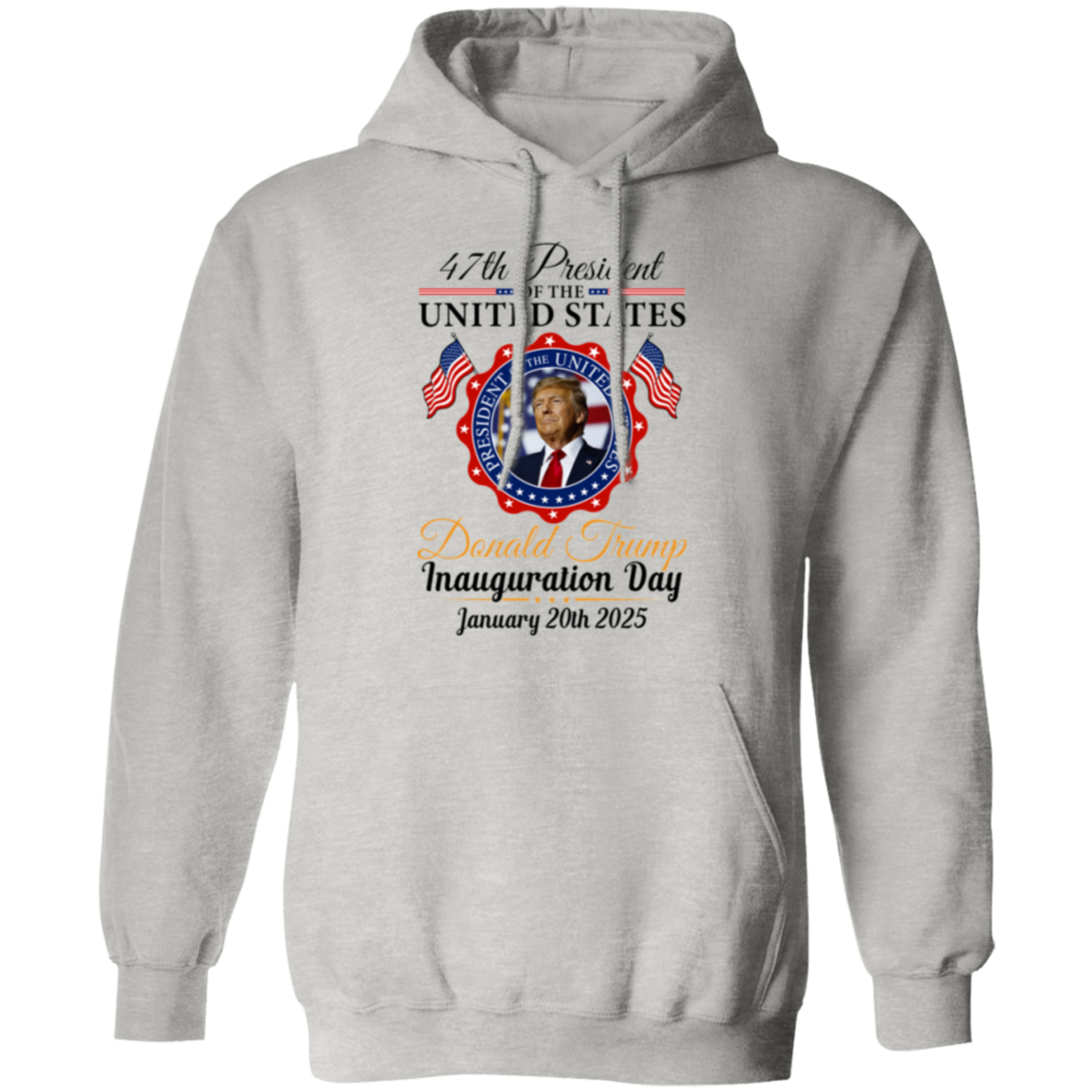 Donald Trump 45 47 Inauguration Day 2025 Hoodie