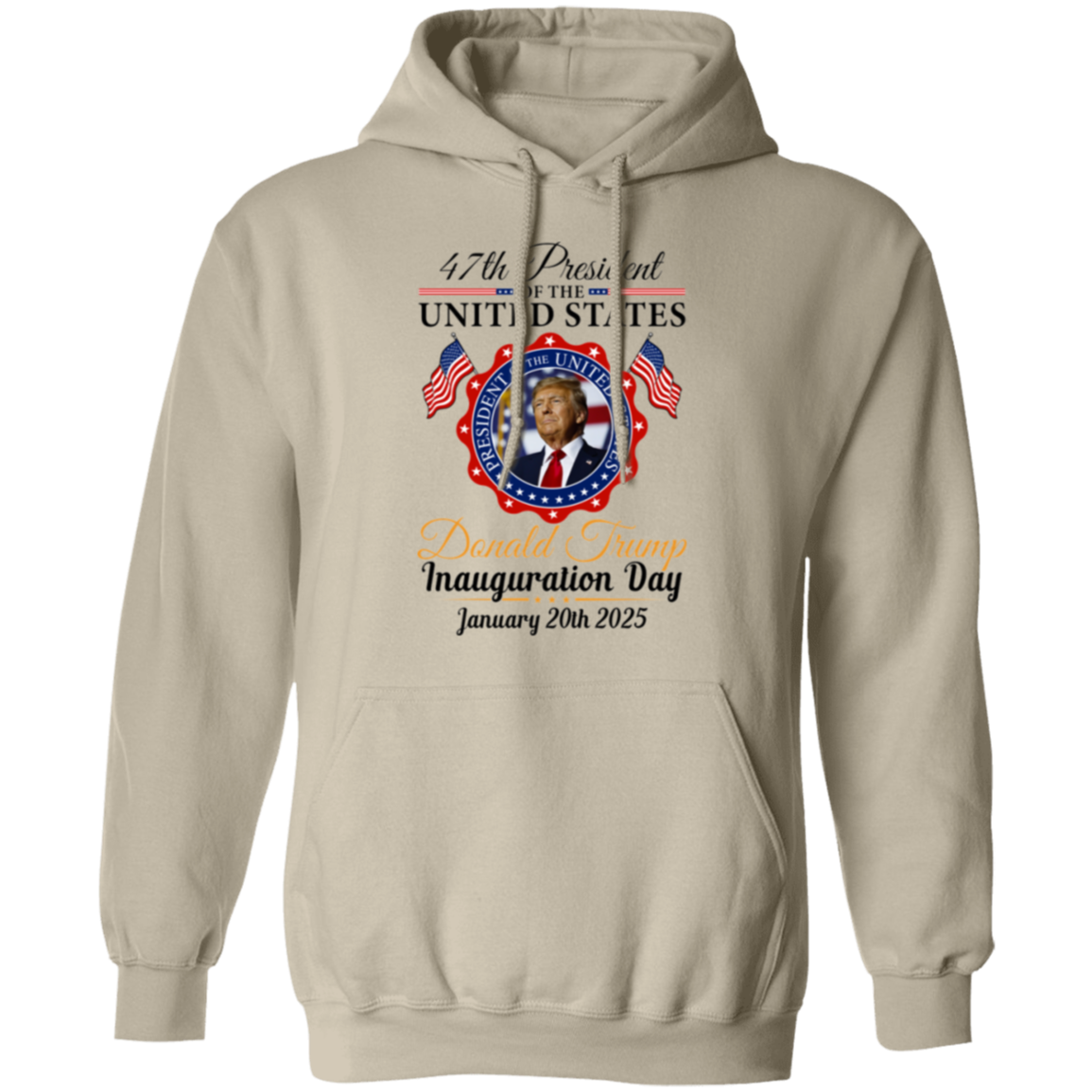 Donald Trump 45 47 Inauguration Day 2025 Hoodie