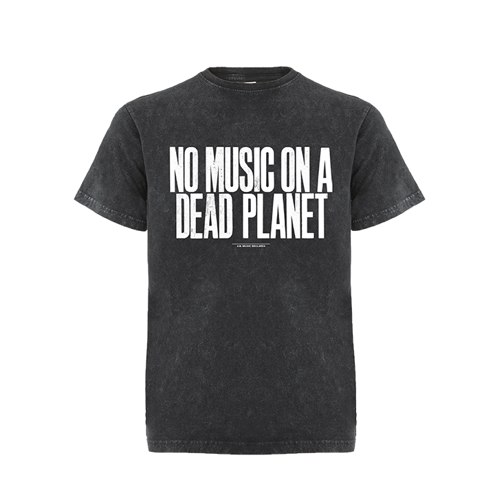 No Music On A Dead Planet / Logo Tee (Vintage Black)