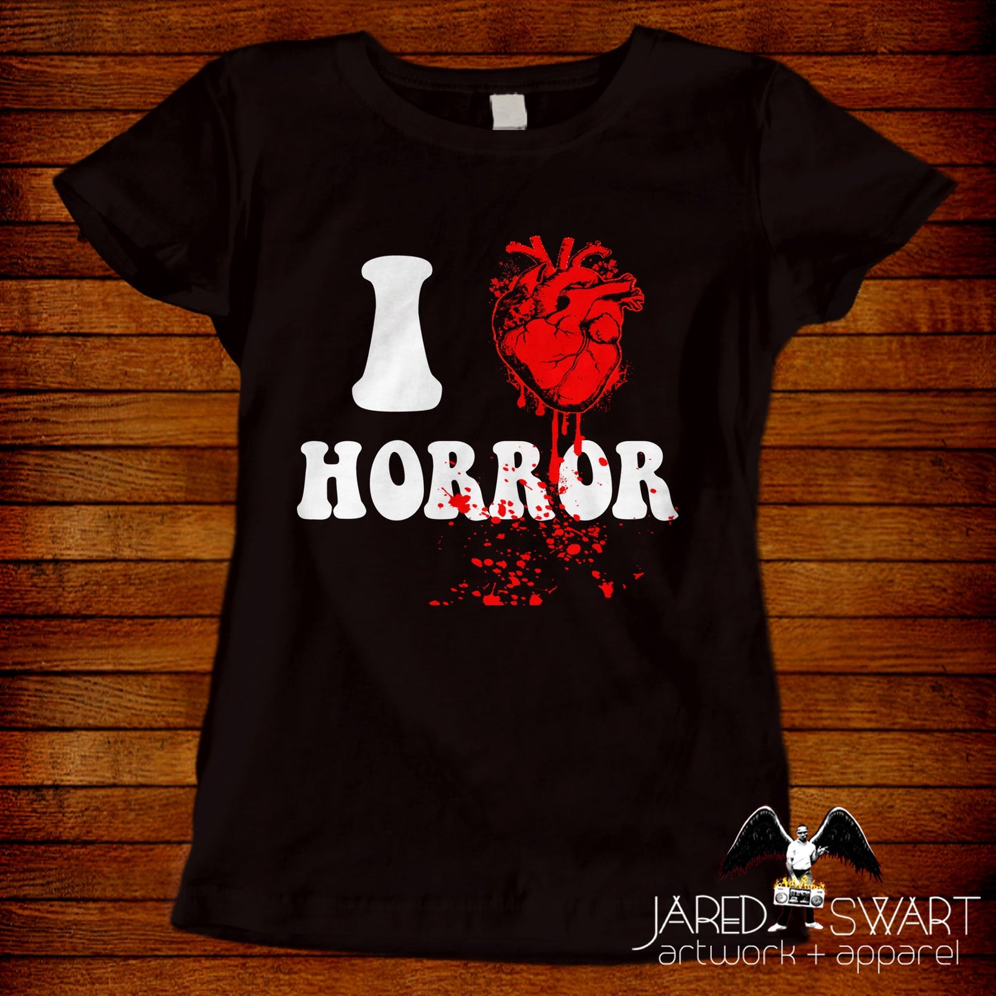 Horror movie t-shirt I Heart Horror