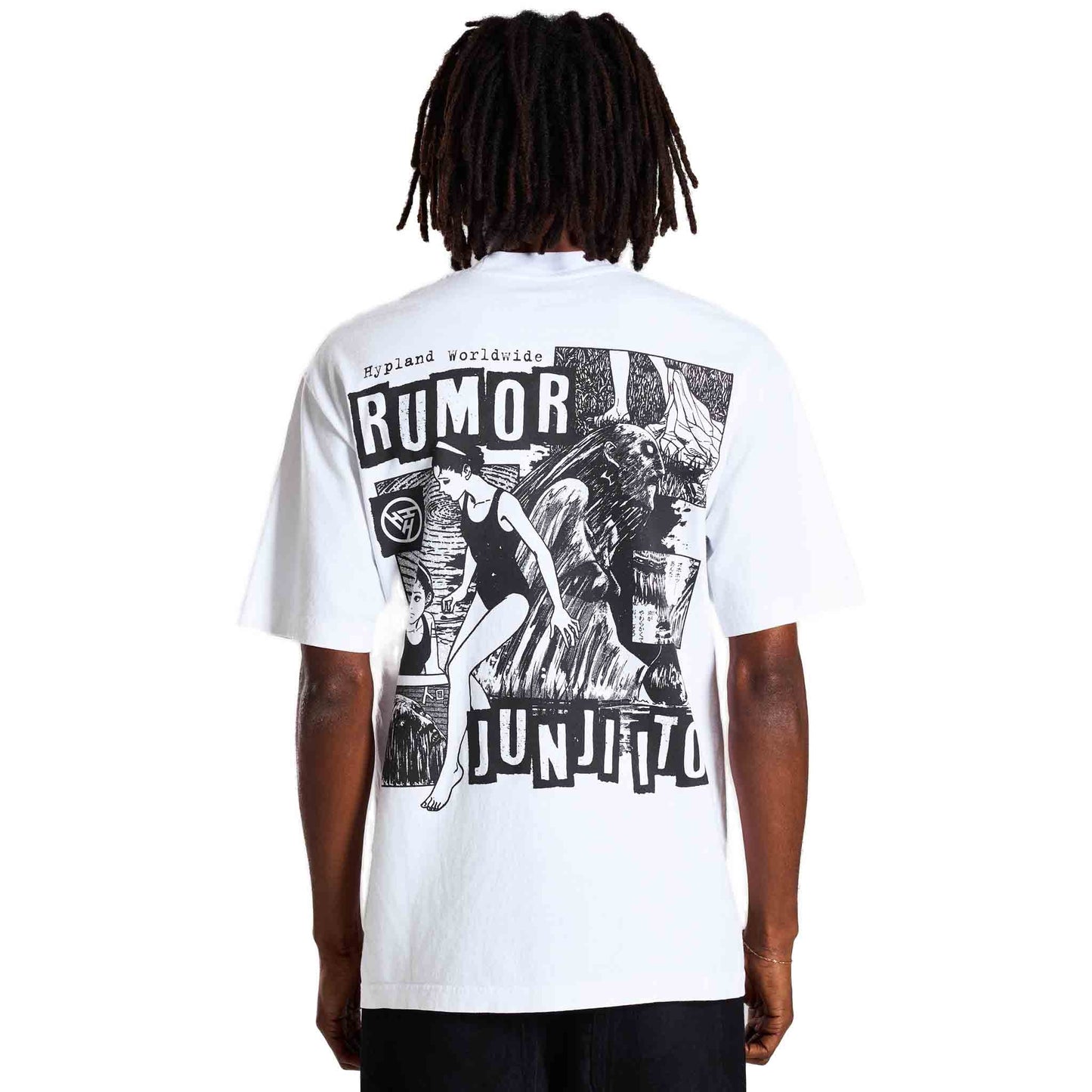 JUNJI ITO RUMOR GRUNGE SHIRT (WHITE)