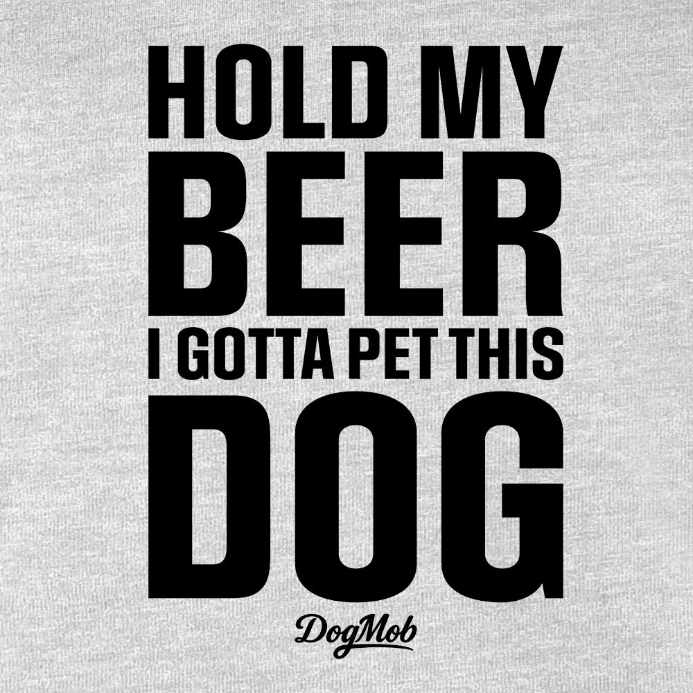 Hold My Beer Premium Tee Heather Grey
