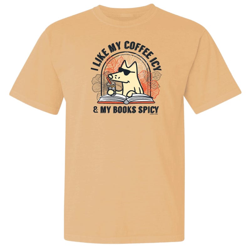 I Like My Coffee Icy And My Books Spicy - Classic Tee