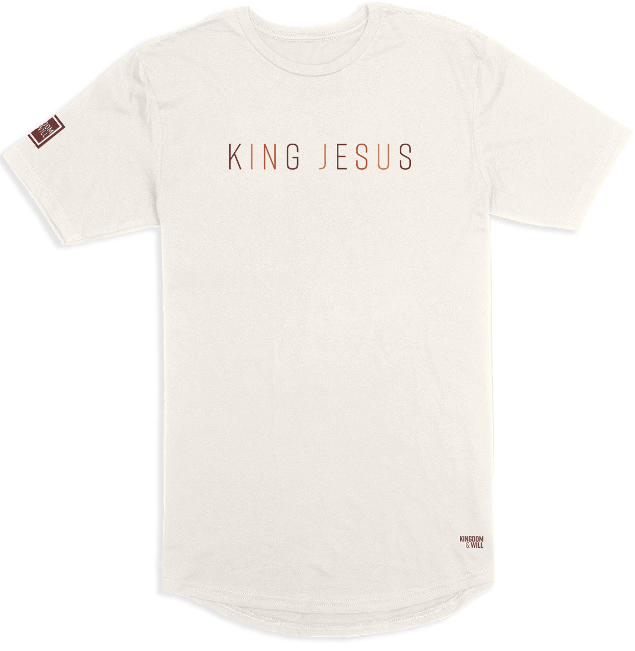 King Jesus Long Body T-Shirt (Autumn)