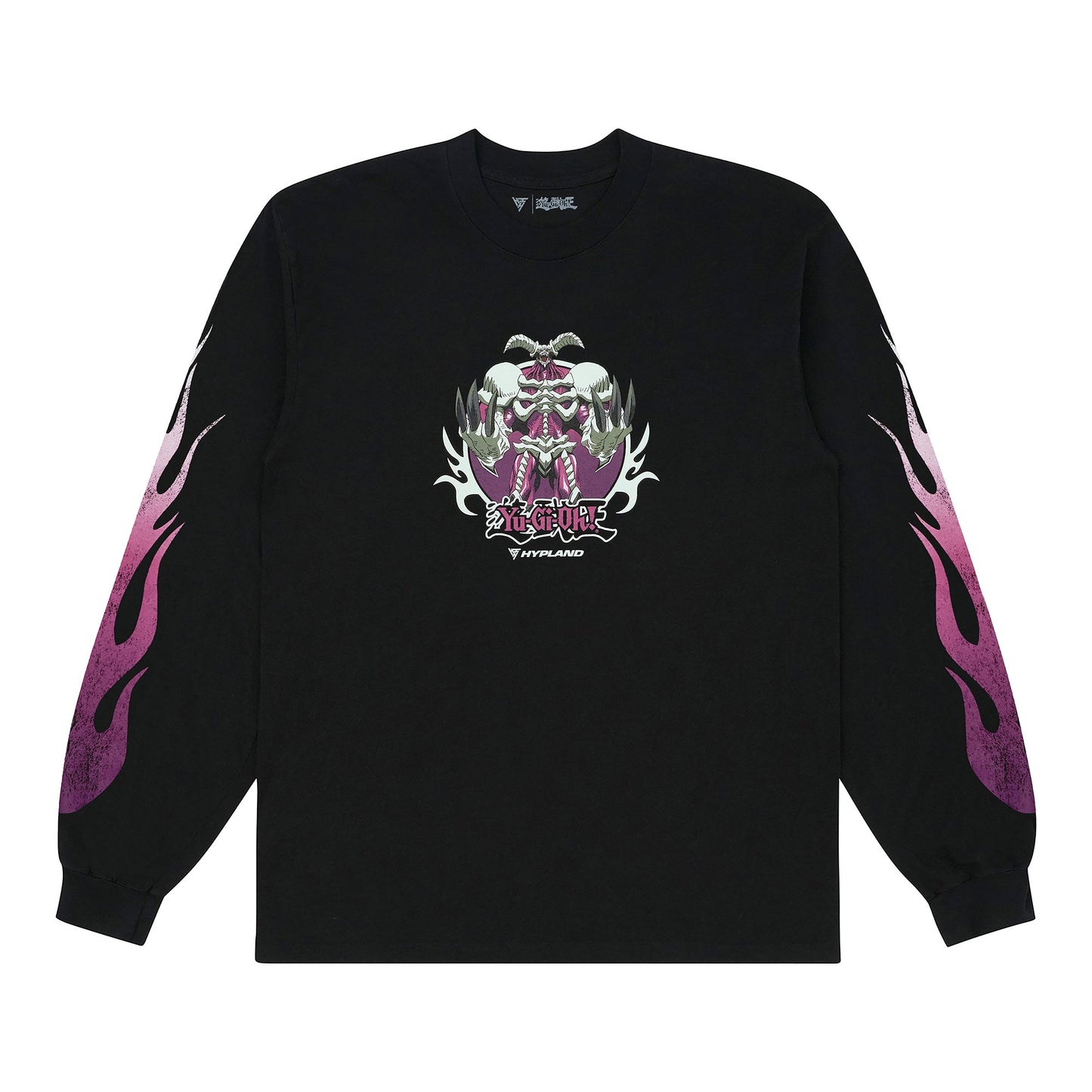 YUGIOH SUMMON SKULL LONG SLEEVE SHIRT (BLACK)