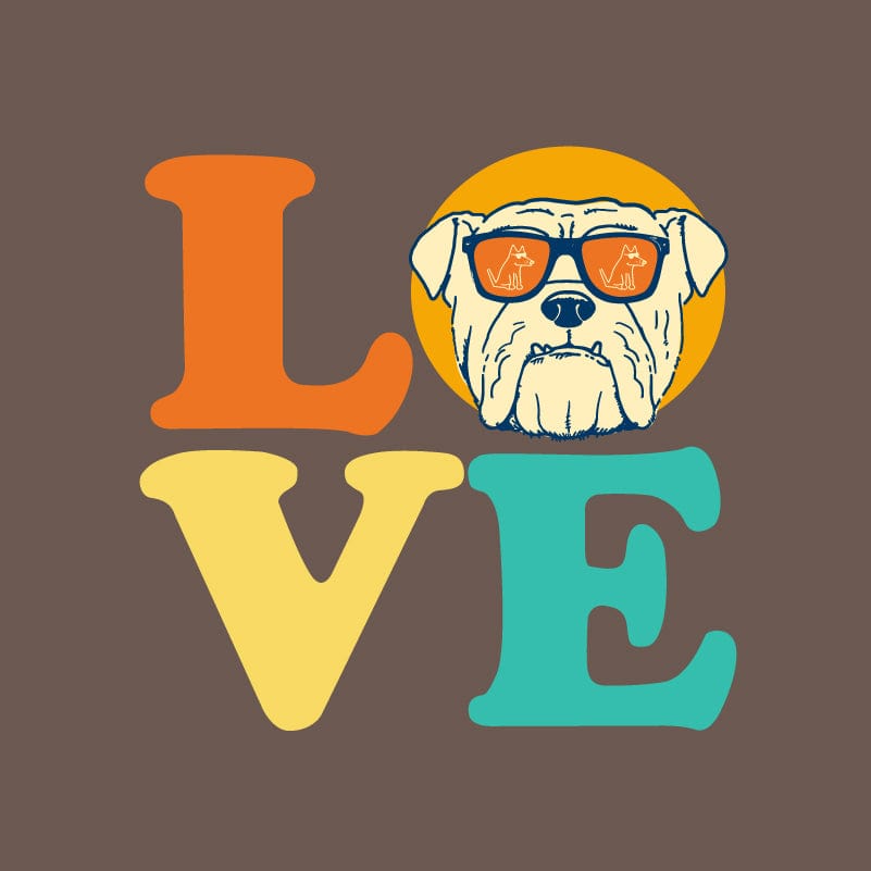 Dog Love (Bulldog) - Classic Tee