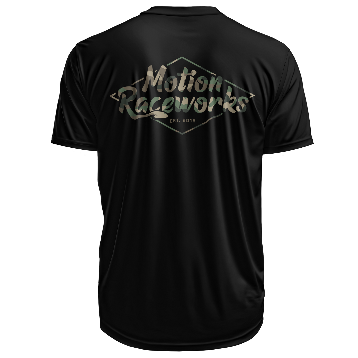 Motion Camoflauge Black Shirt Gildan