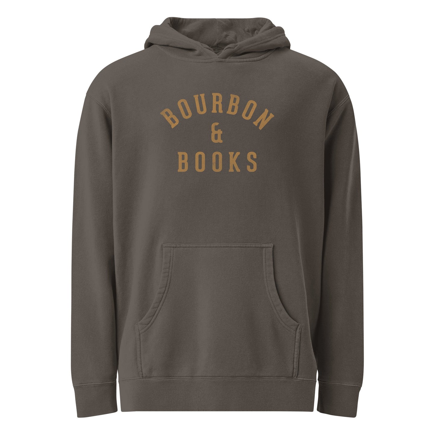 Unisex Bourbon & Books Vintage Wash Pullover Hoodie