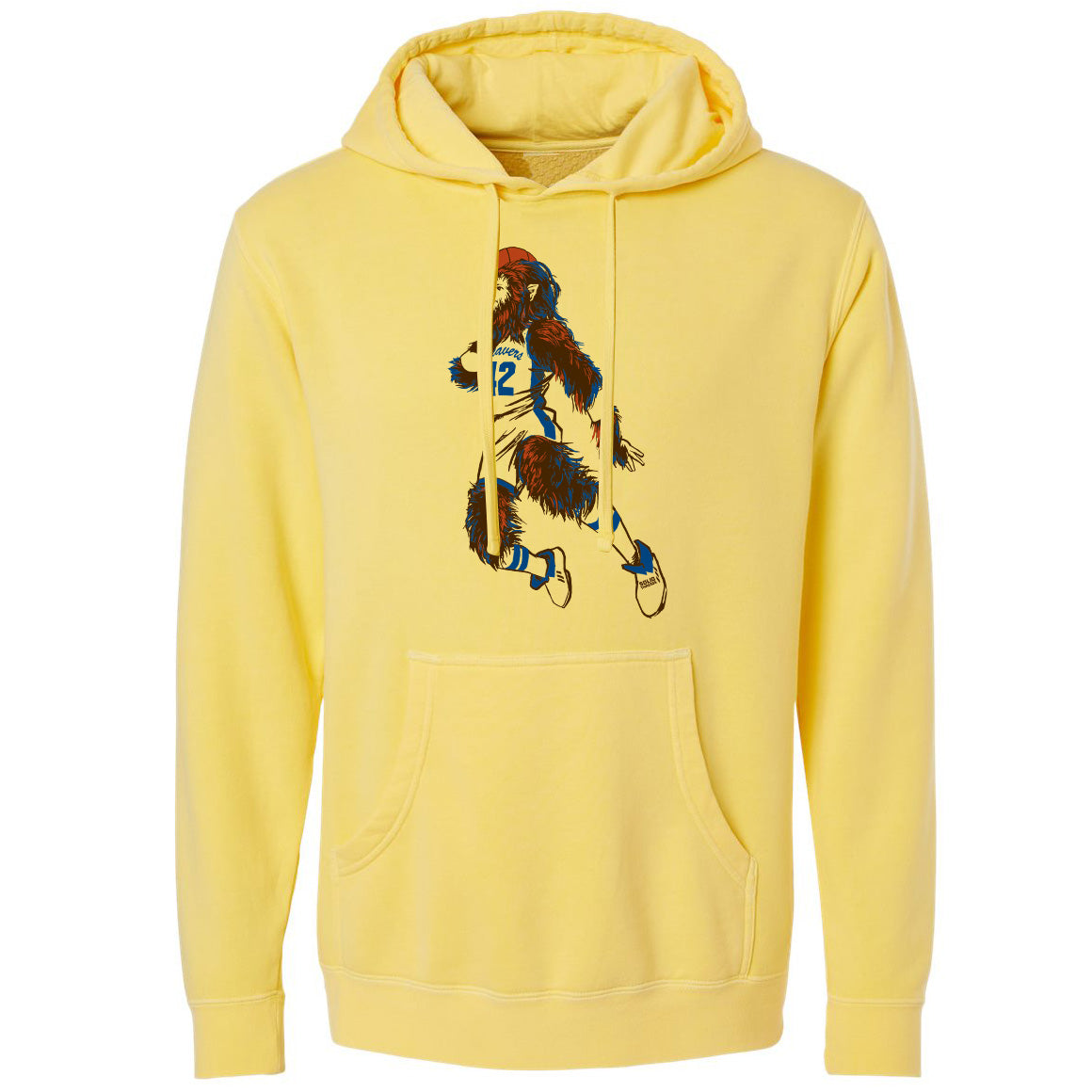 Unisex Teen Wolf Vintage Wash Pullover Hoodie