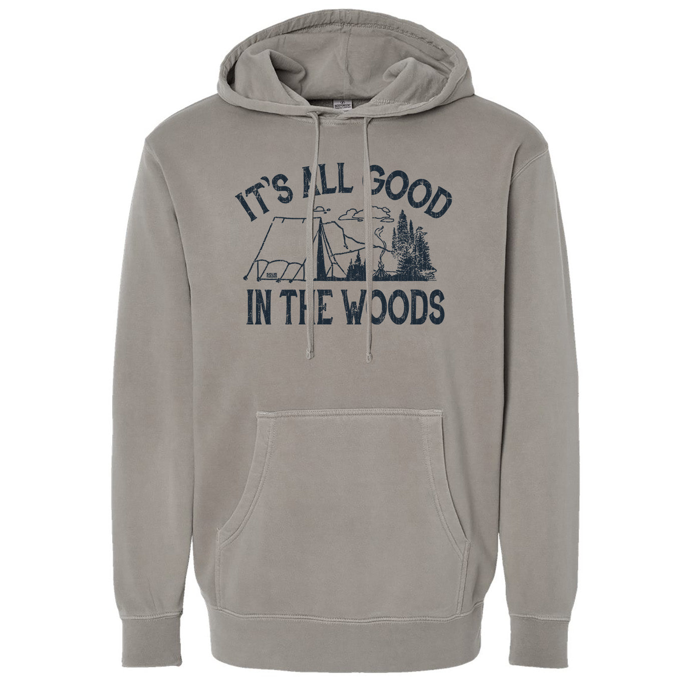 Unisex It's All Good In The Woods Vintage Wash Pullover Hoodie