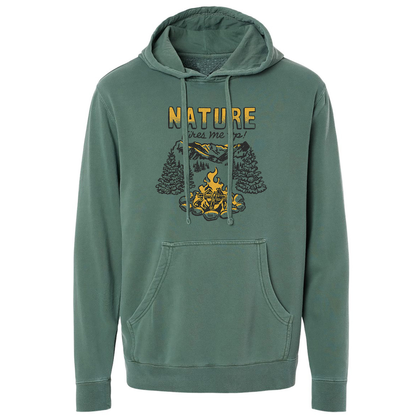 Unisex Nature Fires Me Up Vintage Wash Pullover Hoodie