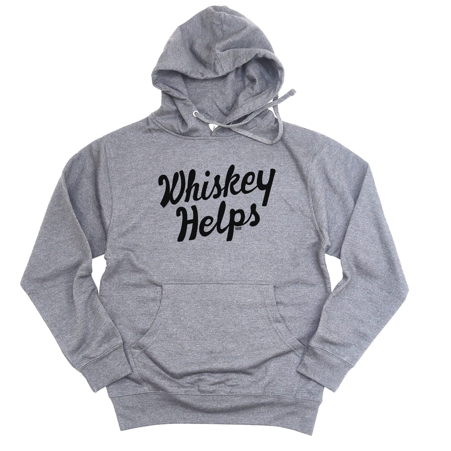 Unisex Whiskey Helps Midweight Pullover Hoodie