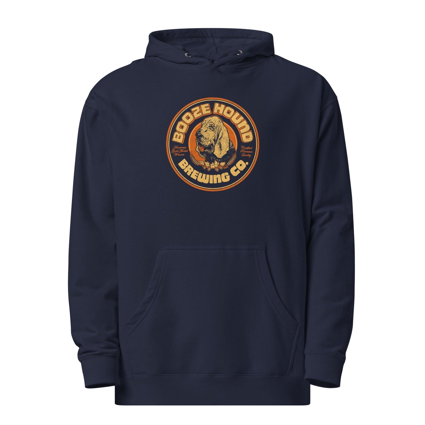 Unisex Boozehound Brewing Co. Midweight Pullover Hoodie