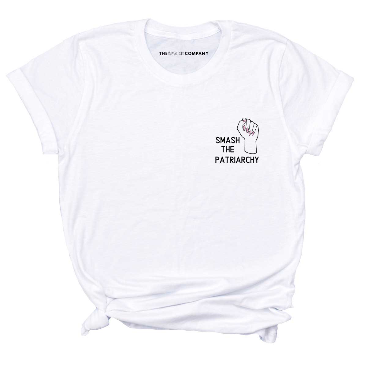 Smash The Patriarchy Embroidered T-Shirt