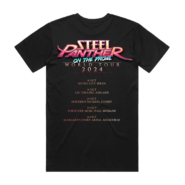 Steel Panther / On The Prowl Tour Tee