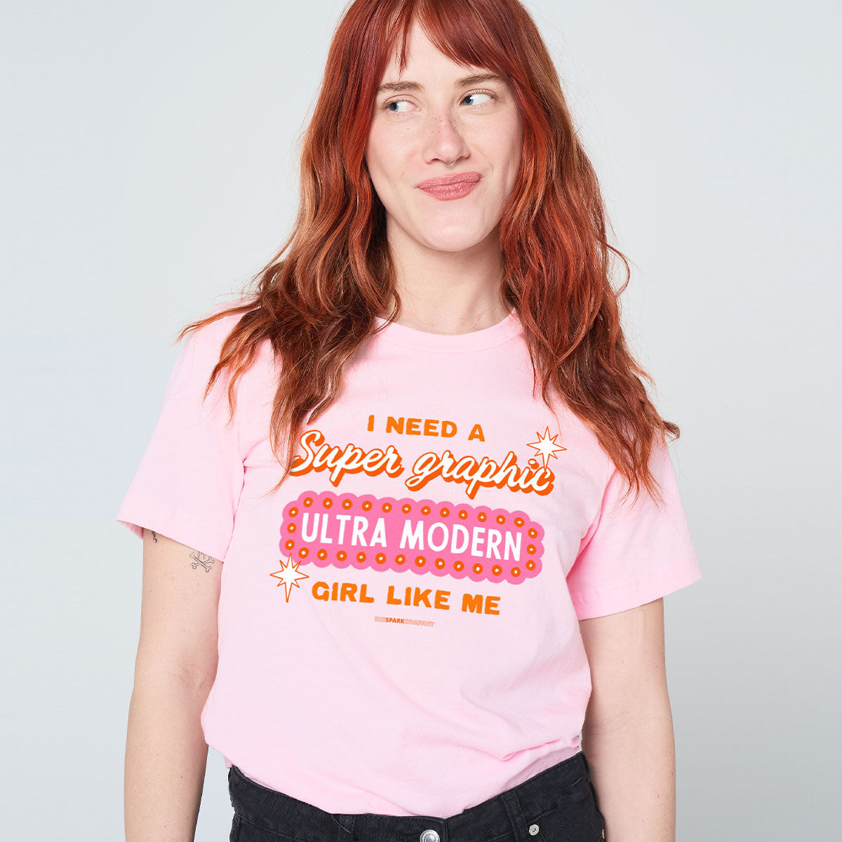 Super Graphic Ultra Modern Girl T-Shirt