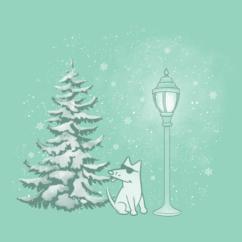 Winter Lampost - Classic Long-Sleeve T-Shirt