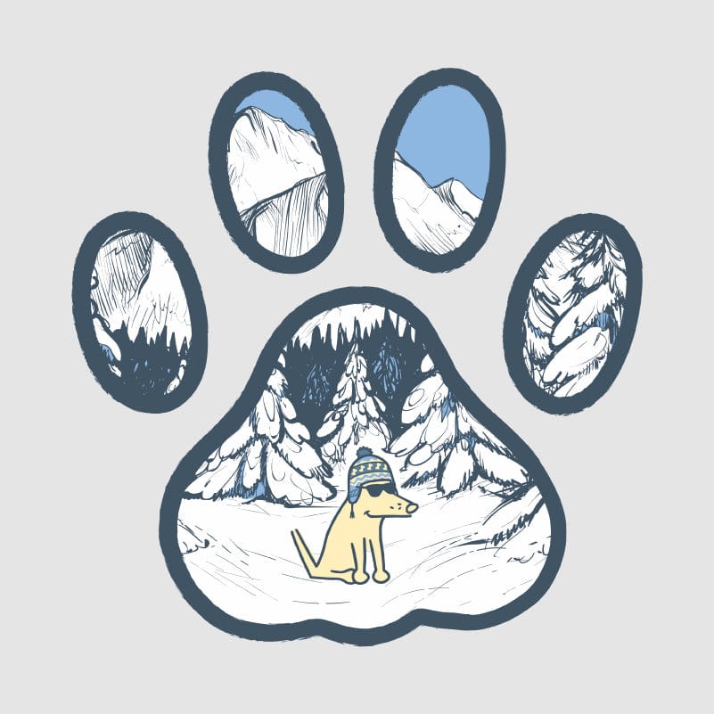 Winter Paw - Classic Long-Sleeve T-Shirt