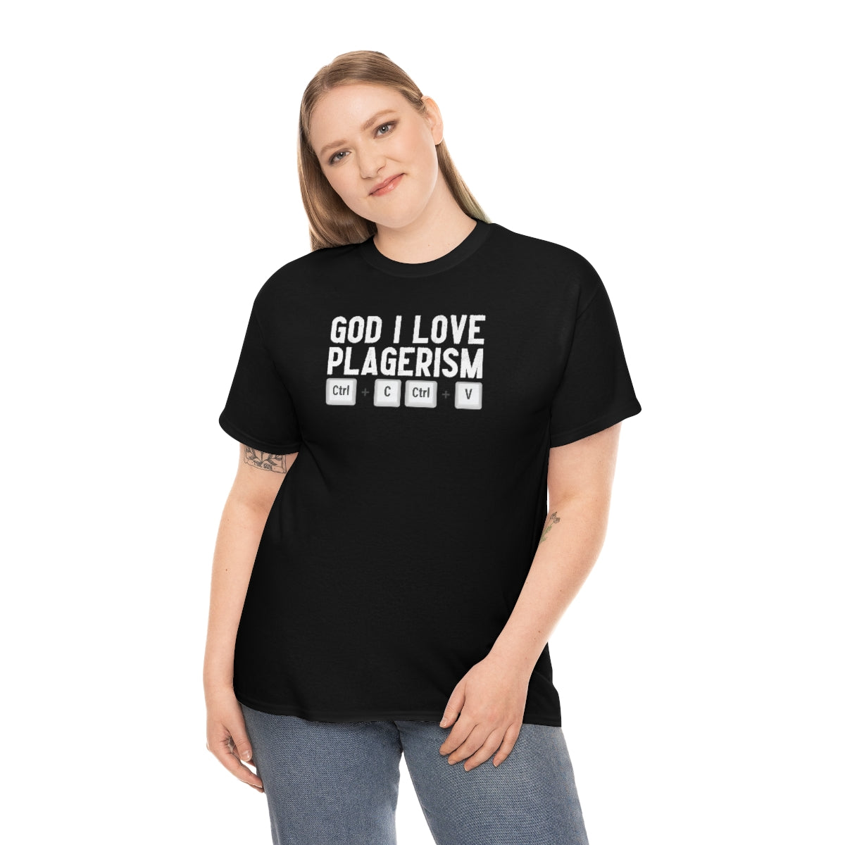 God I Love Plagerism - Unisex Heavy Cotton Tee - All Colors