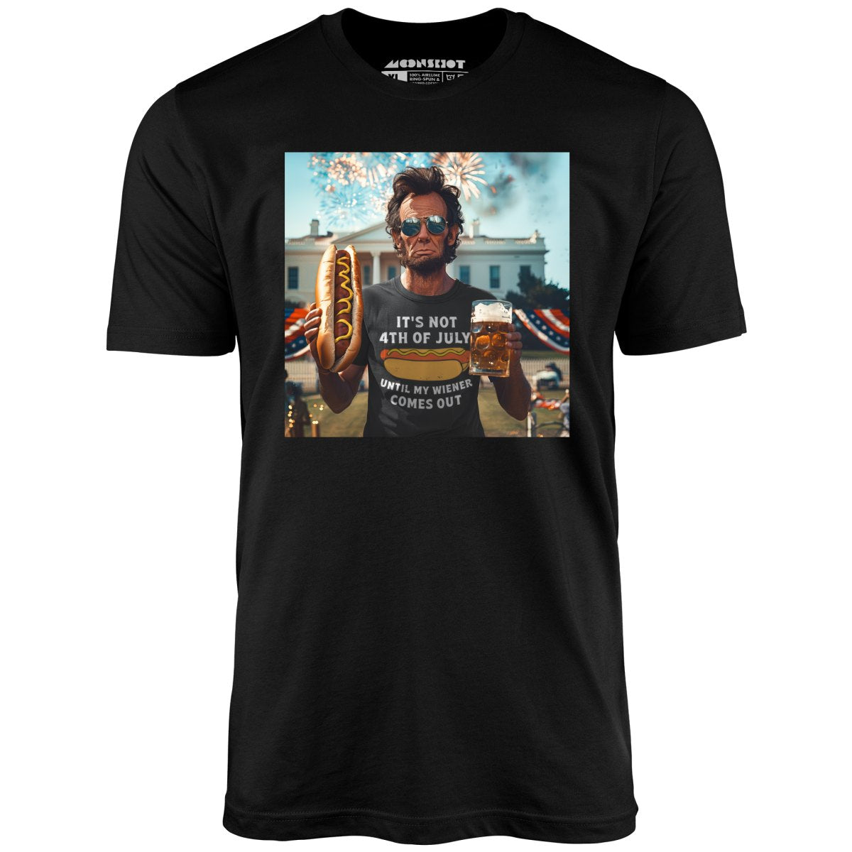 Abe on 4th of July - Unisex T-Shirt