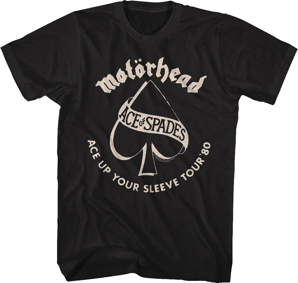Ace Up Your Sleeve Tour '80 Motorhead T-Shirt