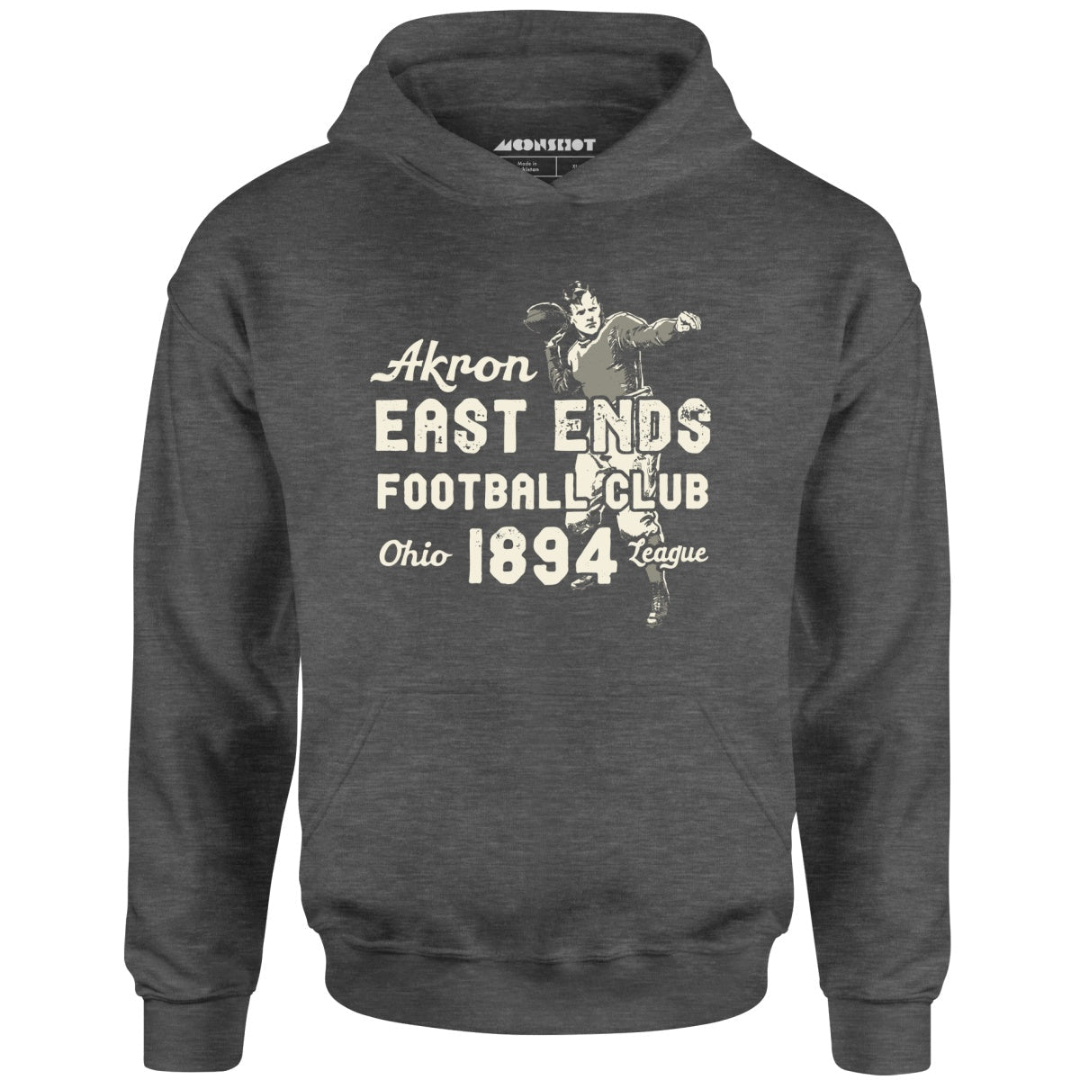 Akron East Ends - Ohio - Vintage Defunct Football Teams - Unisex Hoodie
