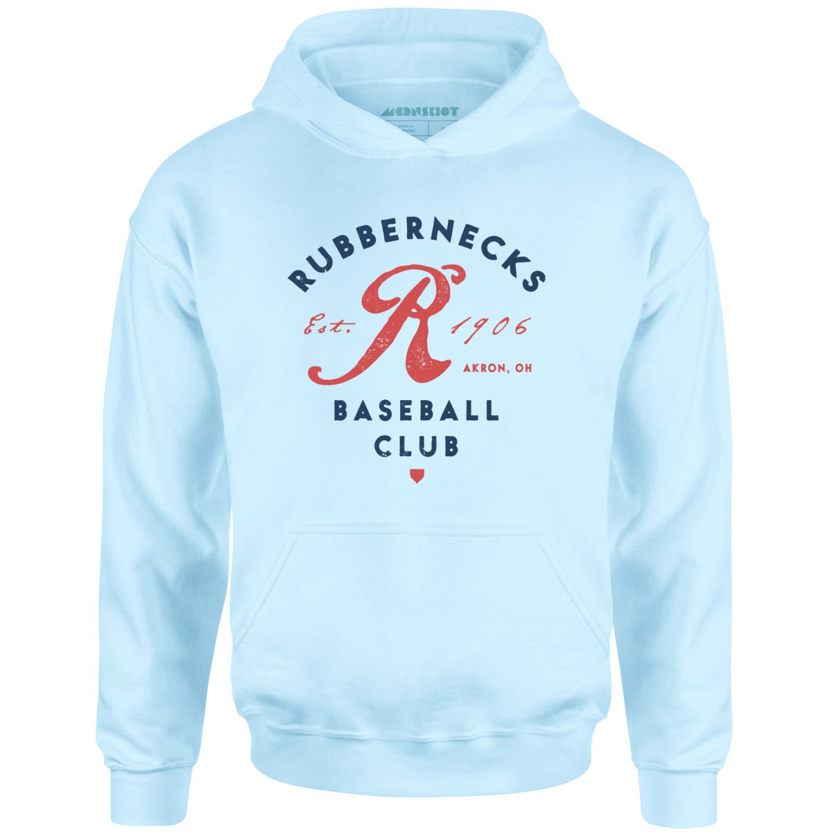 Akron Rubbernecks - Ohio - Vintage Defunct Baseball Teams - Unisex Hoodie