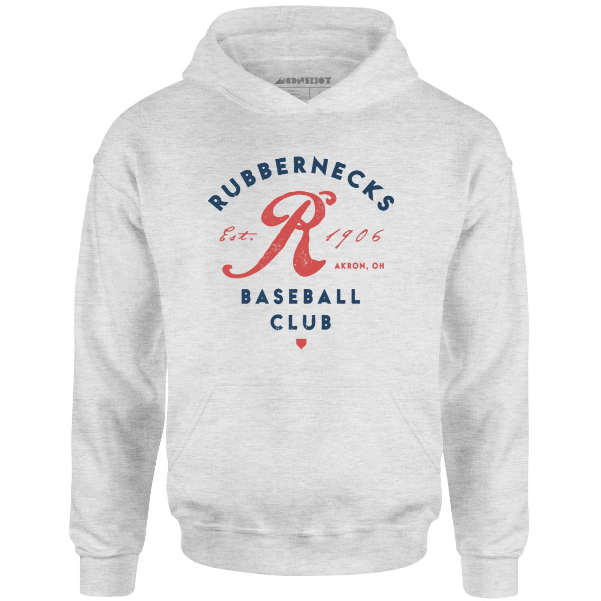 Akron Rubbernecks - Ohio - Vintage Defunct Baseball Teams - Unisex Hoodie