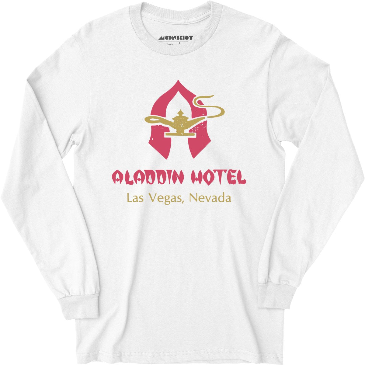 Aladdin Hotel v2 - Vintage Las Vegas - Long Sleeve T-Shirt