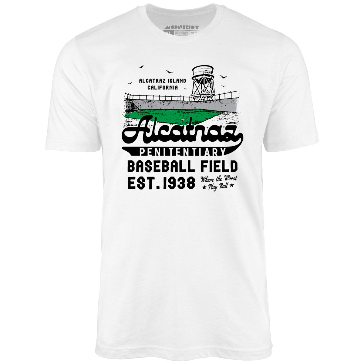 Alcatraz Penitentiary Baseball Field - Unisex T-Shirt